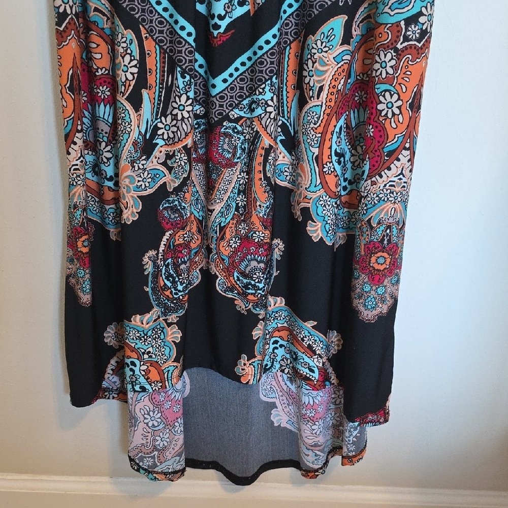 ONE WORLD Multicolor Bohemian Maxi Dress - Picture 8 of 9